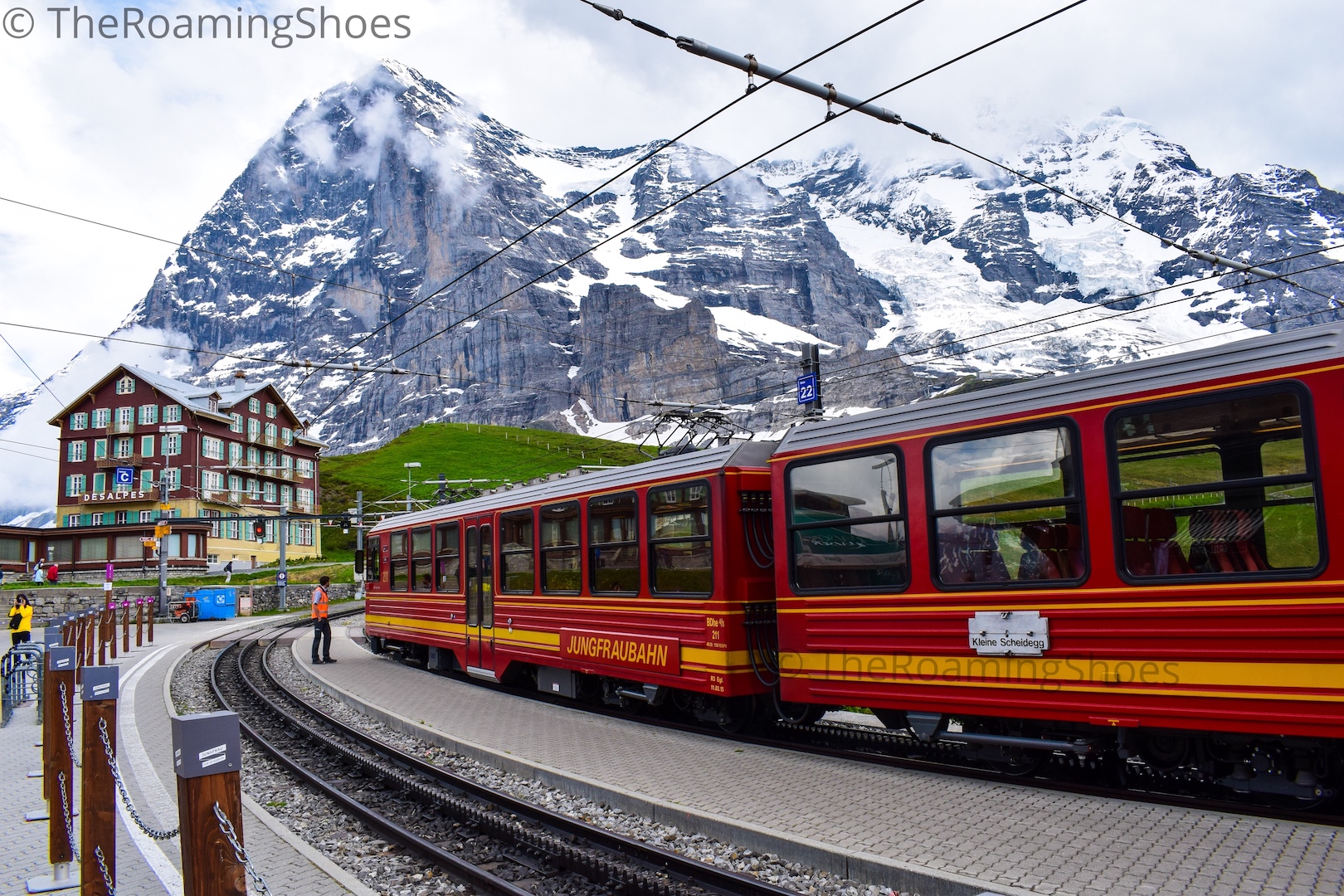 The train to Jungfraujoch
