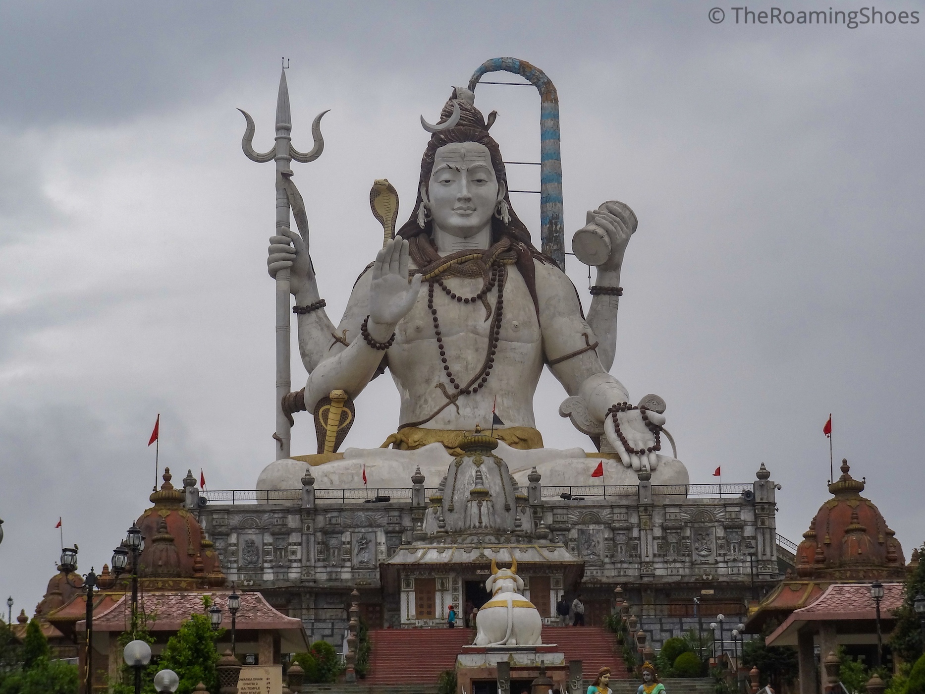 Lord Shiva's statue at Char Dham