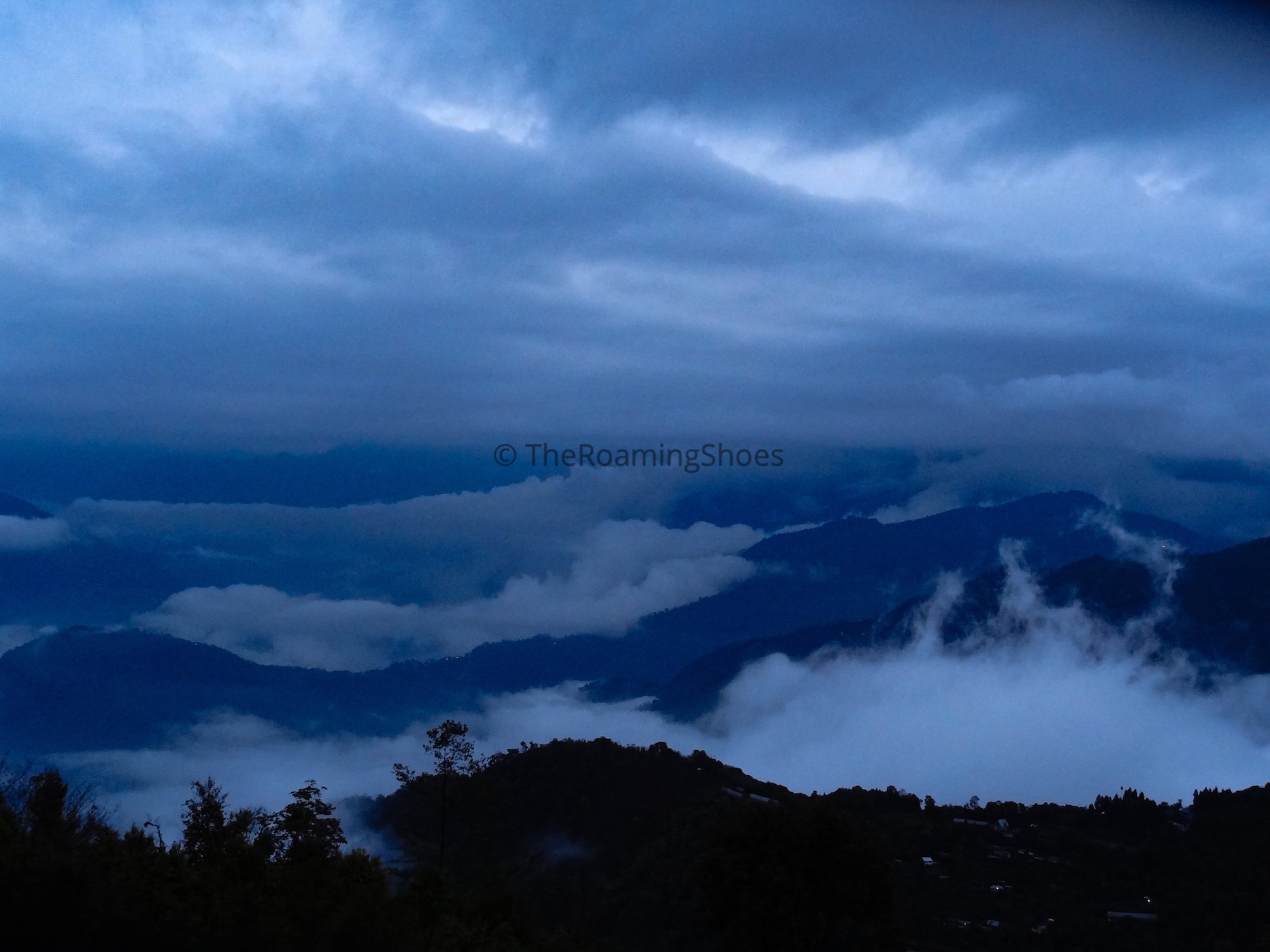 A cloudy evening at Ravangla