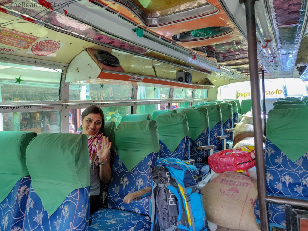 Bus from Pokhara to Ghandruk