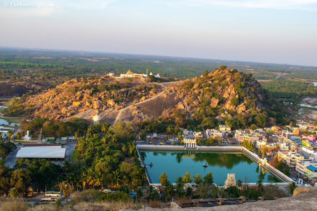 View from top of Shravanbelagola