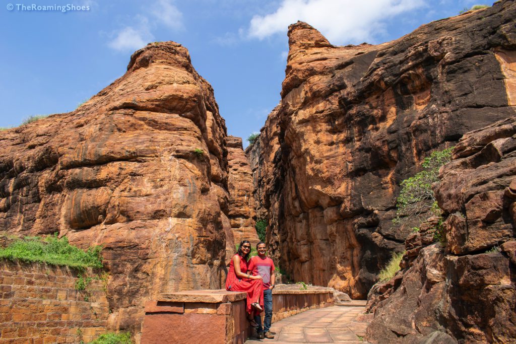 Way to Northern hill top of Badami