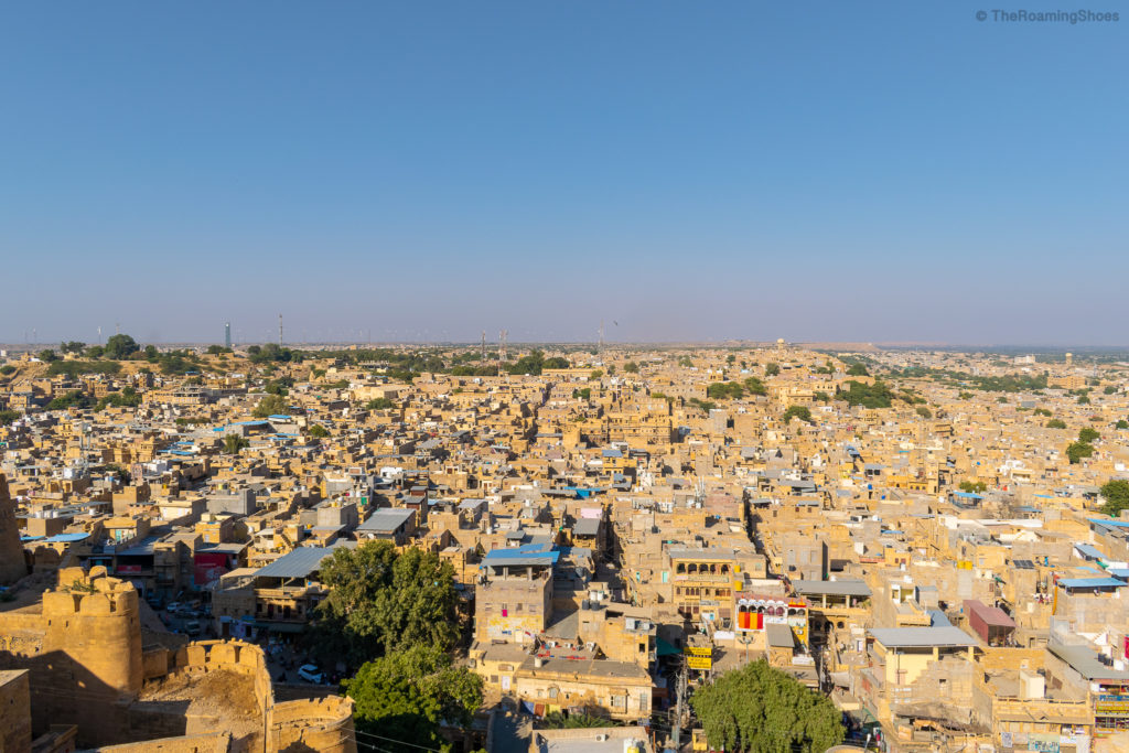 Rooftop view from the Museum in Jaisalmer fort