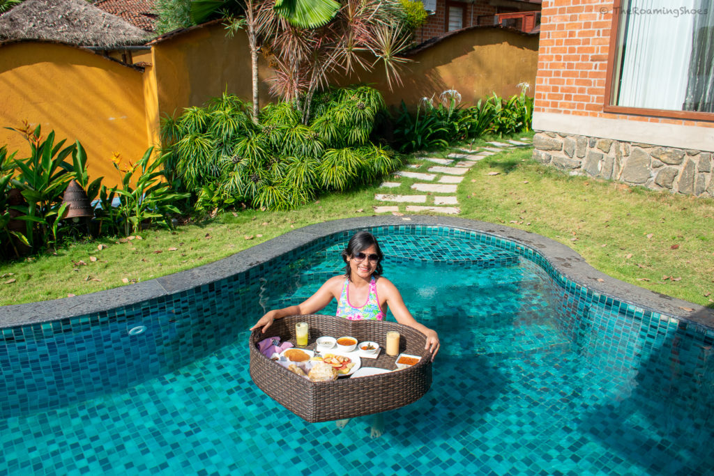 Floating Breakfast at Anantya Resorts