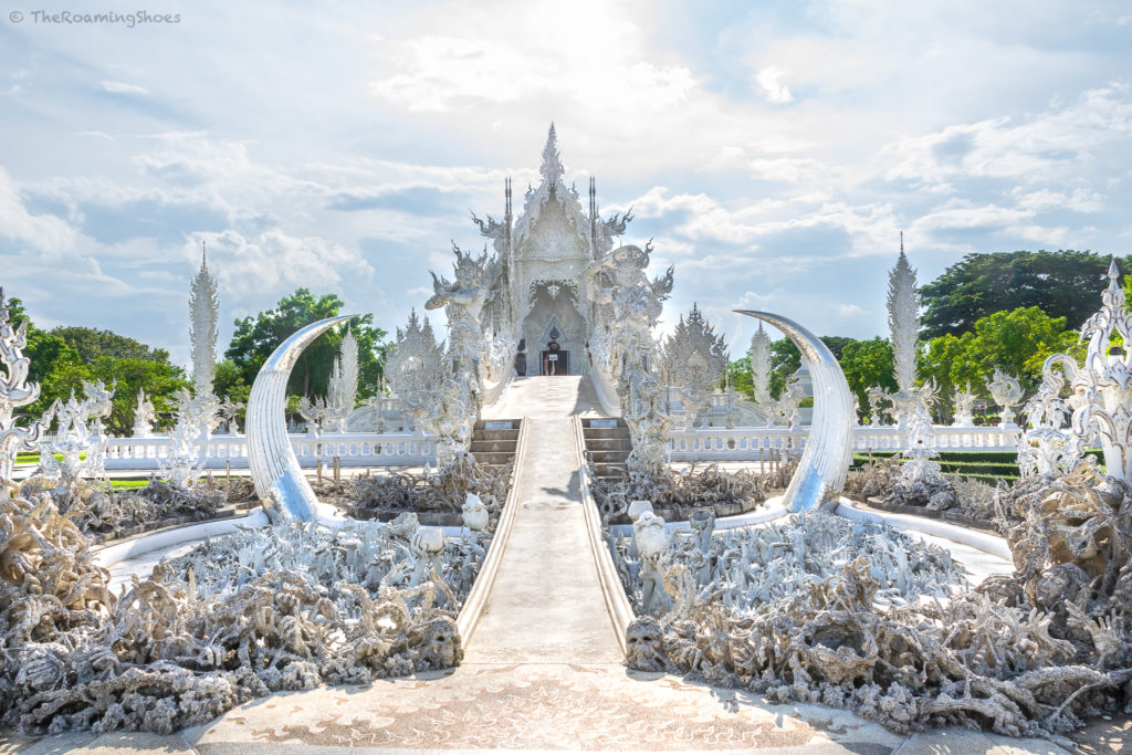 White temple entrance