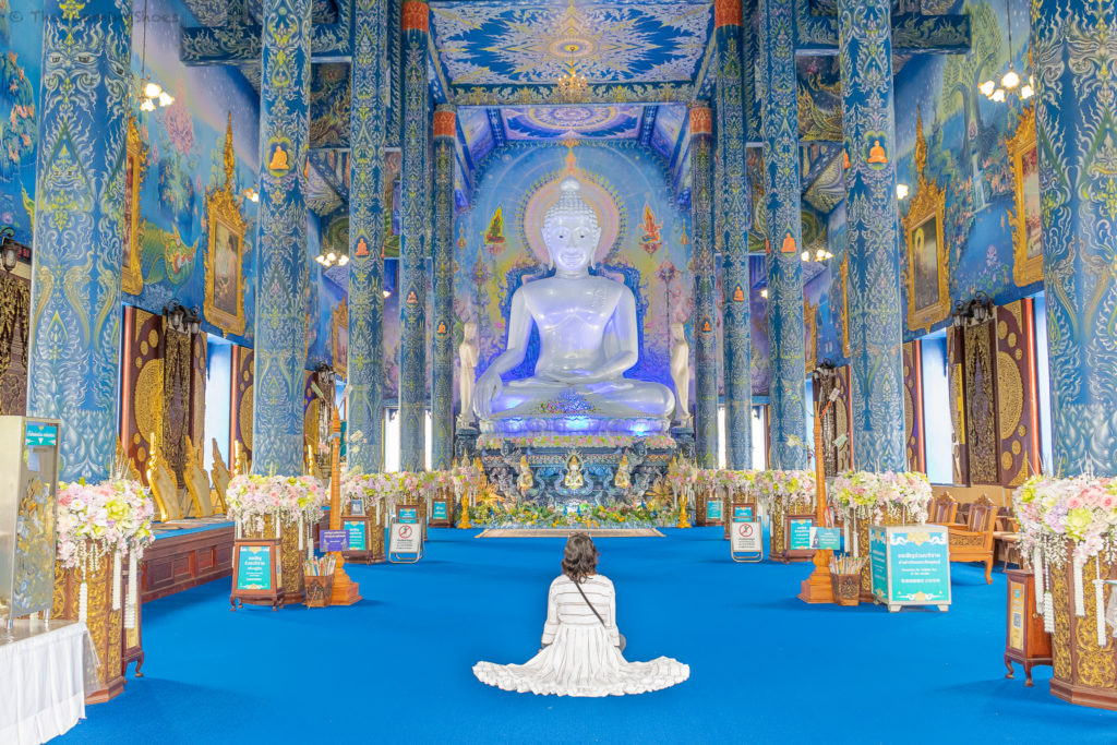 Inside Blue temple