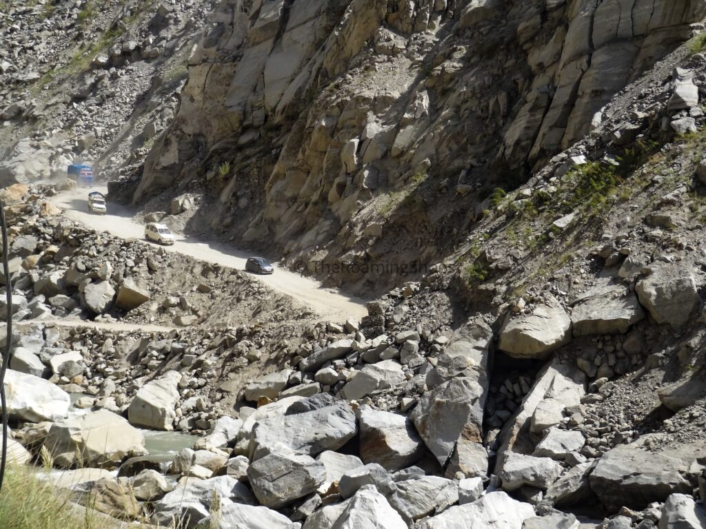 The temporary road