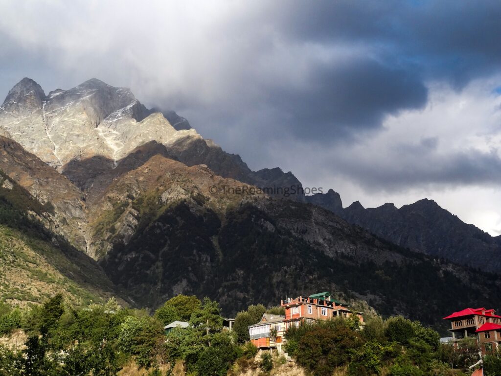 View of Sangla in the late afternoon