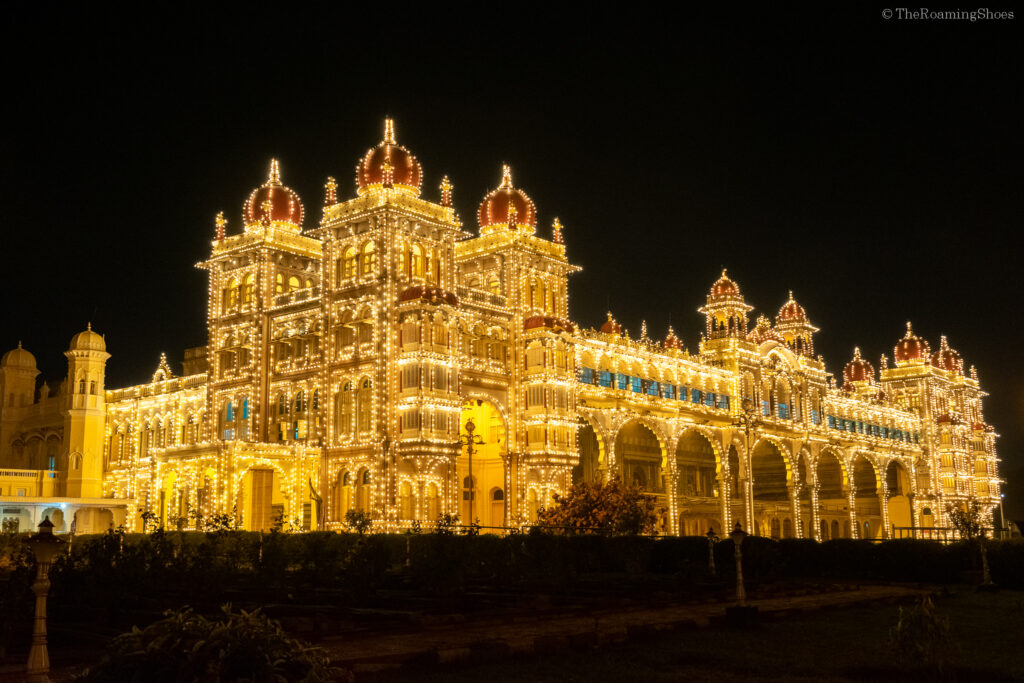 Mysore palace illumination