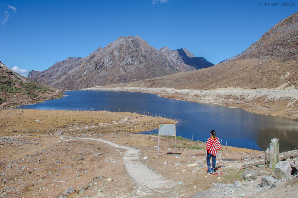 Sela Lake on a clear day