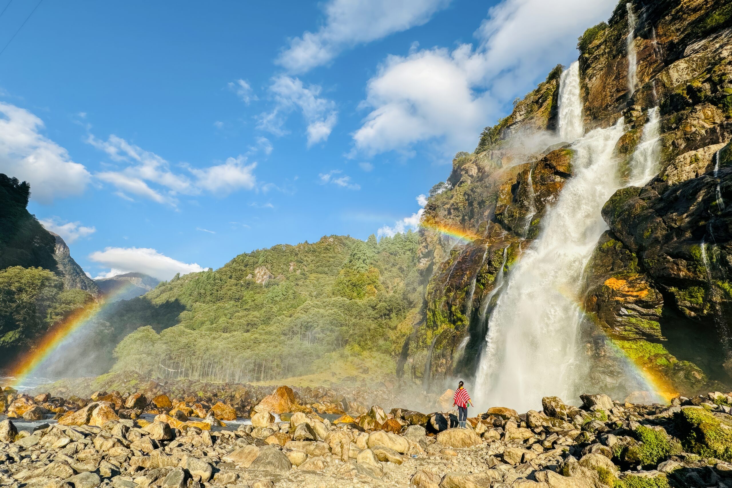 Jang waterfall Rainbow