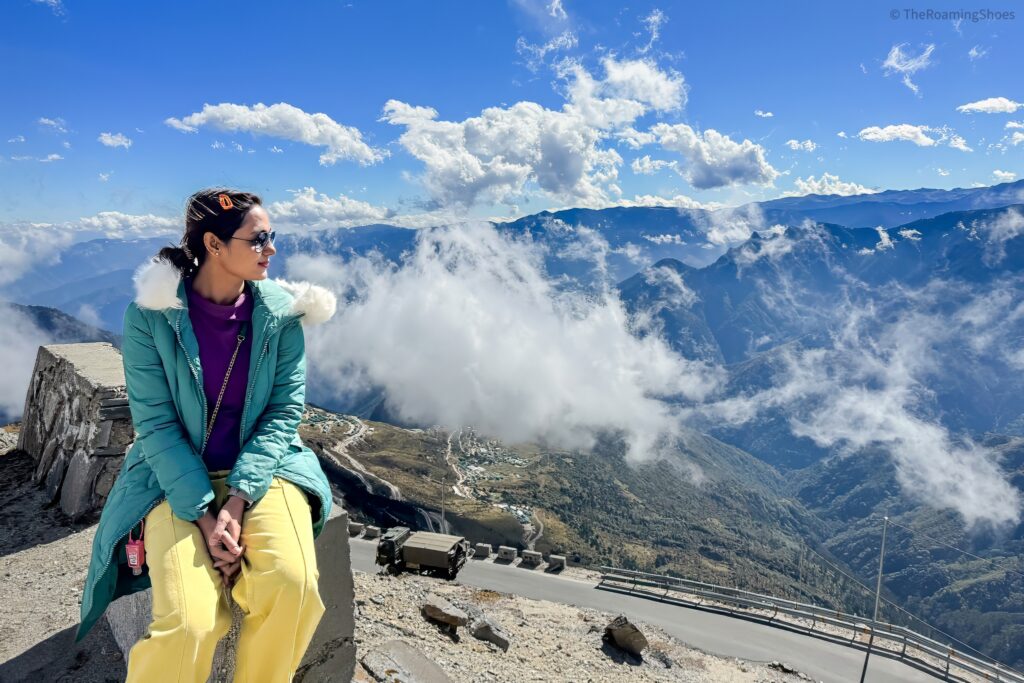 When the clouds came down to greet us at Sela Pass in Arunachal Pradesh