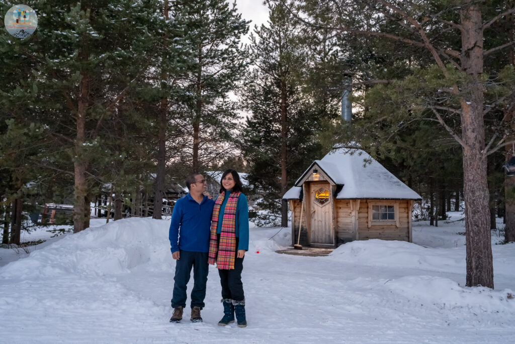 Dinner hut at Lake Inari Mobile Cabins Stay