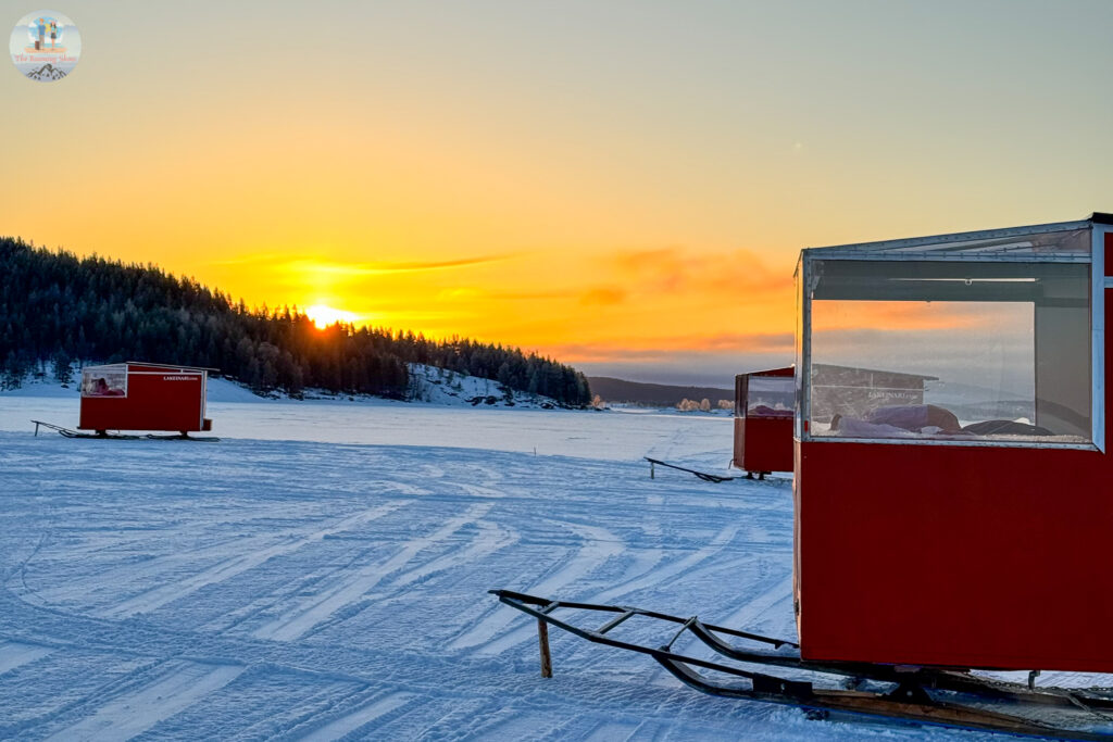 Sunrise at Lake Inari