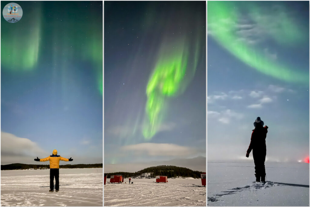 Aurora show at Lake Inari
