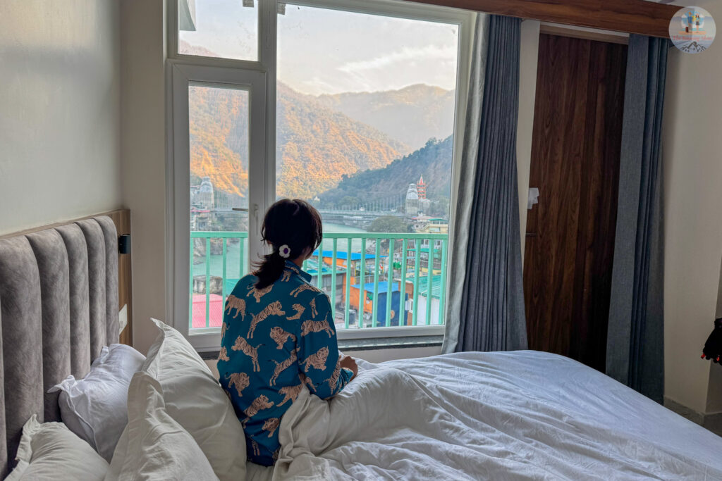Ganga view room in Rishikesh