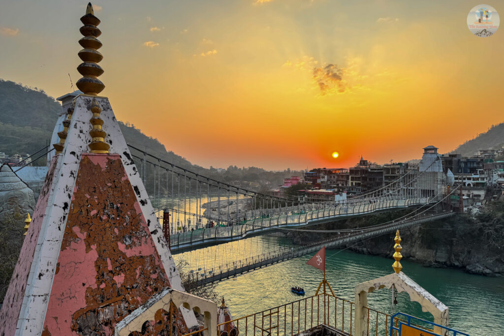 Sunset from Trayamabakeshwar Temple, Rishikesh