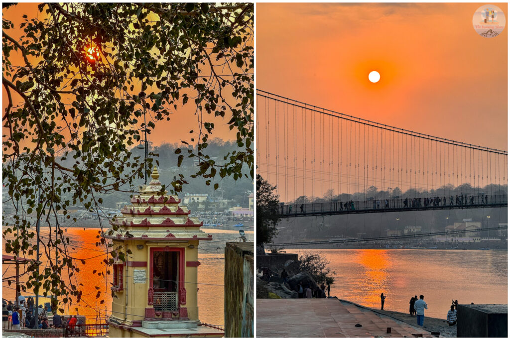 Sunset over Ram jhula